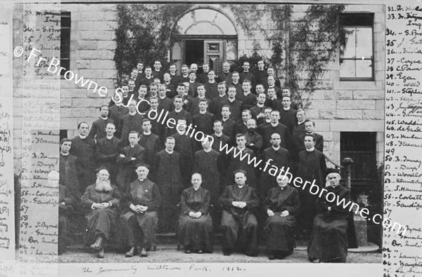 OLD GROUPS OF PROVINCE JUNIORS 1889 WITH FR.JAS.MURPHY